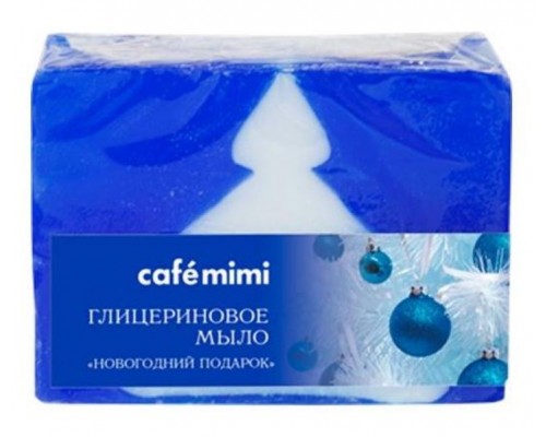 Мыло глицериновое Новогодний подарок Cafe Mimi 100г