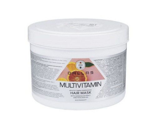 Даллас multivitamin маска для волос с экстратом женьшеня и авокадо 500 мл