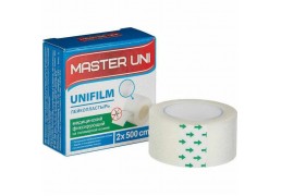 Лейкопластырь Master Uni Unifilm 2*500 полимерная основа