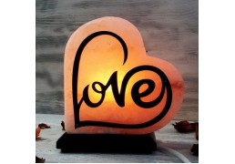 Лампа солевая сердце Love (гималайская соль) 2-3 кг