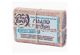 Мыло Алтынбай натуральное с голубой глиной 80г