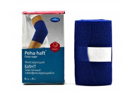 Бинт Peha-haft самофиксирующийся эластичный синий 4 м x 8 см