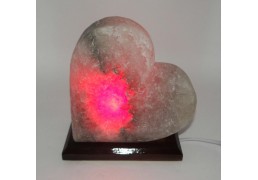 Лампа Солевая Сердечко (2-3 кг) цветная