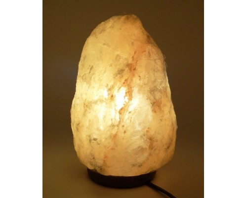 Лампа солевая Скала Eco Wonder Life на деревянной подставке 2-3 кг