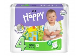 Подгузники happy maxi для детей (8-18 кг) 12шт