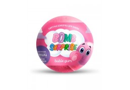 Шипучая бомбочка для ванны с игрушкой Bubble gum Bomb Surprise 115г