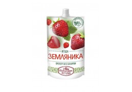 Протертая земляника на сахаре Сибирская ягода дой-пак 280гр