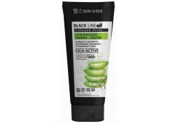 SKIN SHINE пилинг-скатка освежающая BLACK LINE для лица 120мл