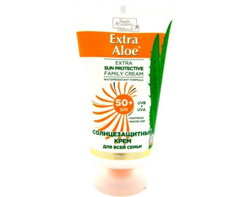 Вилсен солнцезащитный крем SPF50+ для всей семьи Extra Aloe 75мл