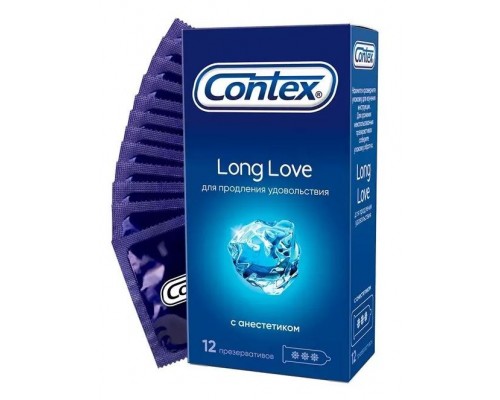 Презерватив Contex Long Love продлевающий 12шт