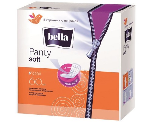 Bella Panty Soft Прокладки женские гигиенические 60 шт