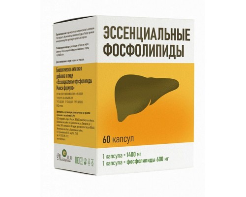 Эссенциальные фосфолипиды 1400 мг (макси формула) Мирролла 60 капсул