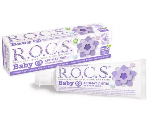 R.O.C.S. Зубная паста baby аромат липы, 45 г