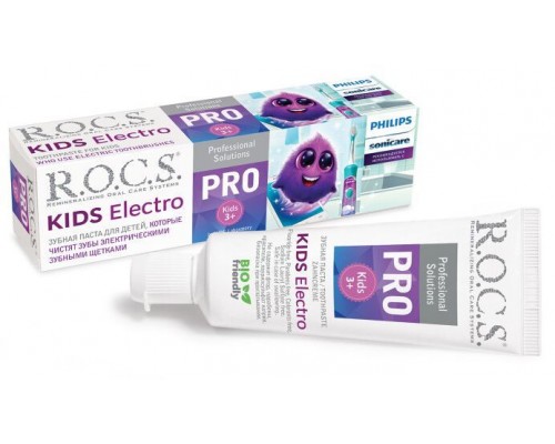 Рокс Pro зубная паста Kids Electro 45гр