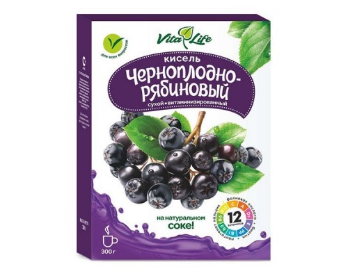 Кисель Виталайф черноплодно-рябиновый Алтайвитамины 300г