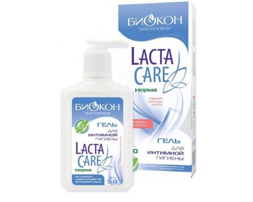 Биокон lacta care гель для интимной гигиены норма 270мл