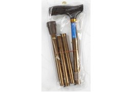 Трость (складная, с т-образной деревянной ручкой, цвет бронза) 10121 bz