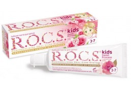 Зубная паста для детей 3-7 лет Рокс кидс sweet princess с ароматом розы 45 г