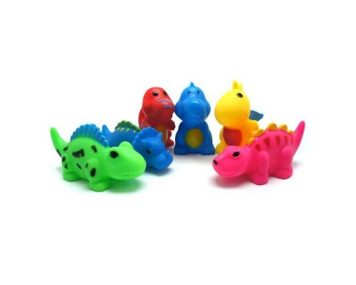 Карнивал Резиновые игрушки Динозаврики 6шт