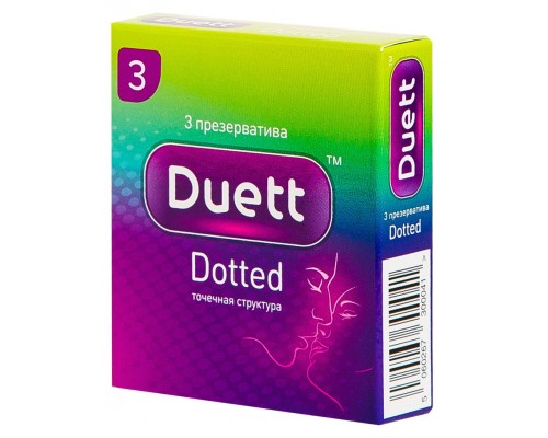 «Duett Dotted» Презервативы с точечной структурой