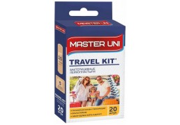 Лейкопластырь бактерицидный Master Uni Travel Kit полимерная основа 20шт