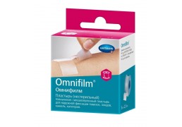 Пластырь Omnifilm гипоаллергенный из прозрачной плёнки 2,5см х 5м