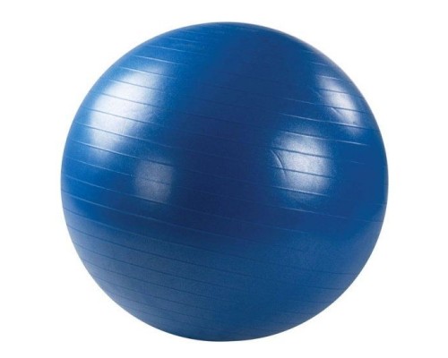 Мяч для фитнеса 75см (L 0775b) с АВС синий