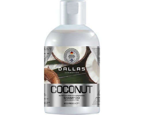 Даллас Coconut интенсивно питательный шампунь с натуральным кокосовым маслом 1000г