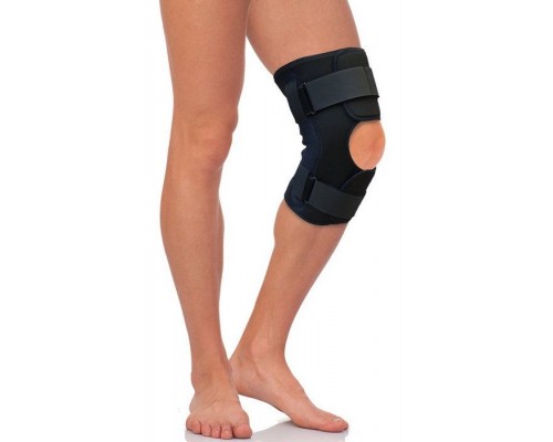 Бандаж компрессионный на коленный сустав (т-8508) разъемный с полицентрическими шарнирами