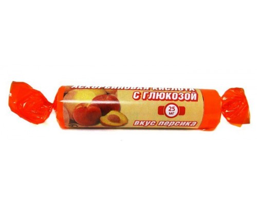 Аскорбиновая кислота гленвитол №10табл персик