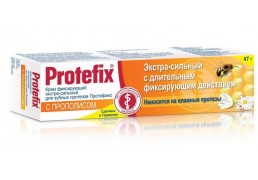 Протефикс крем фиксирующий для зубных протезов Прополис 40мл