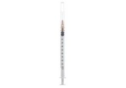 Шприц Syringe 3-х компонентный 1мл инсулиновый с иглой 26g №1
