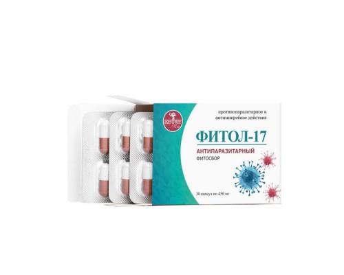 Фитол-17 Антипаразитарный, 30 капсул