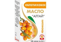 Масло Облепиховое алтай Алтайвитамины 100 капсул