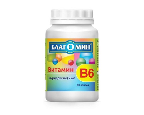 Благомин Витамин B6 пиридоксин №40