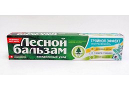Зубная паста Лесной Бальзам Тройной эффект Мята-смородина (75 мл)