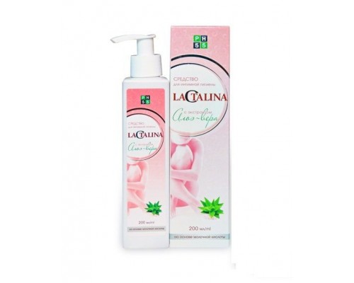 Лакталина средство для интимной гигиены с молочной кислотой алоэ-вера 200 мл