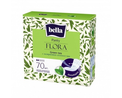 Прокладки Bella Panty Flora Green Tea ежедневные 70шт