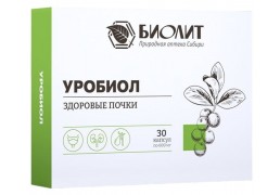Уробиол комплекс растительных экстрактов Здоровые почки Биолит №30