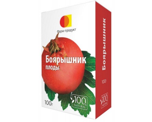 Боярышник плоды Фарм-продукт 100 гр