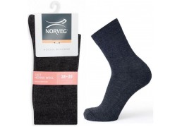 Термобелье Norveg soft merino wool носки женские черные размер 38-39