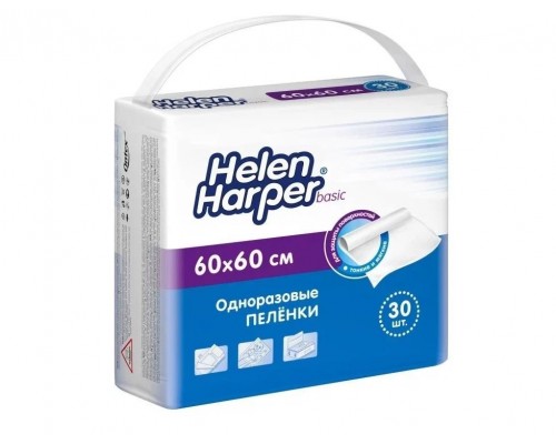 Helen Harper Soft&Dry (60 x 60) 30 шт пелёнки впитывающие детские