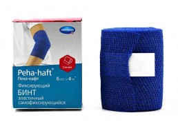 Бинт peha-haft эластичный самофиксирующийся 4м*6см (синий)