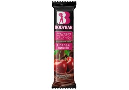 Батончик BODYBAR протеиновый 22% «Спелая вишня» в горьком шоколаде, 50 гр