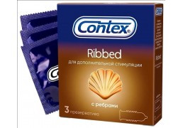 Презерватив contex №3 (ribbed) ребристые