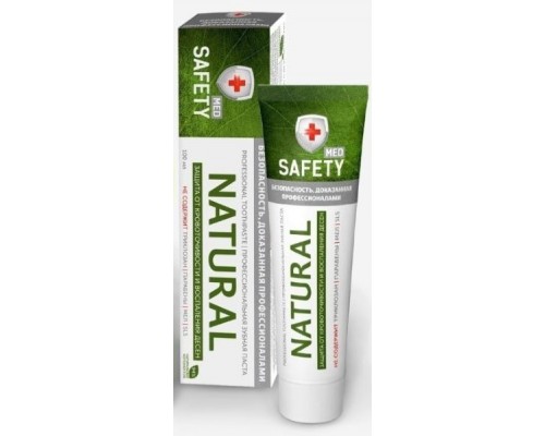 Safety зубная паста med Natural 100мл