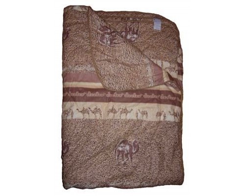 Одеяло стеганное из верблюжьей шерсти 1,5 спальное (150х205) доктор
