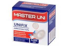Лейкопластырь Master Uni Unifix 3*500 тканевая основа