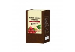 Имбирный чай с брусникой и медом алтайфлора 20 фильтрпакетов