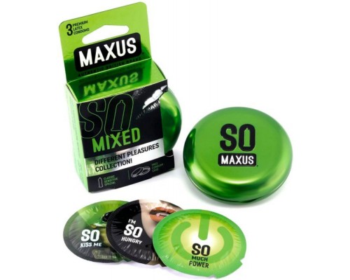 Презервативы Maxus Mixed №3 микс-набор